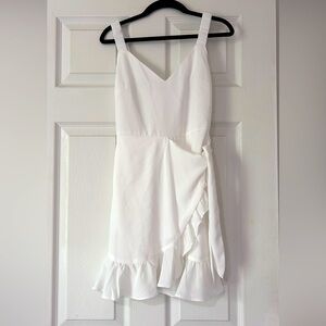 WHITE ALTAR’D STATE WRAP DRESS